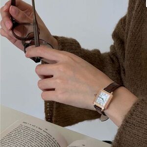 Lola Rose New Cube Mother of Pearl Watch.